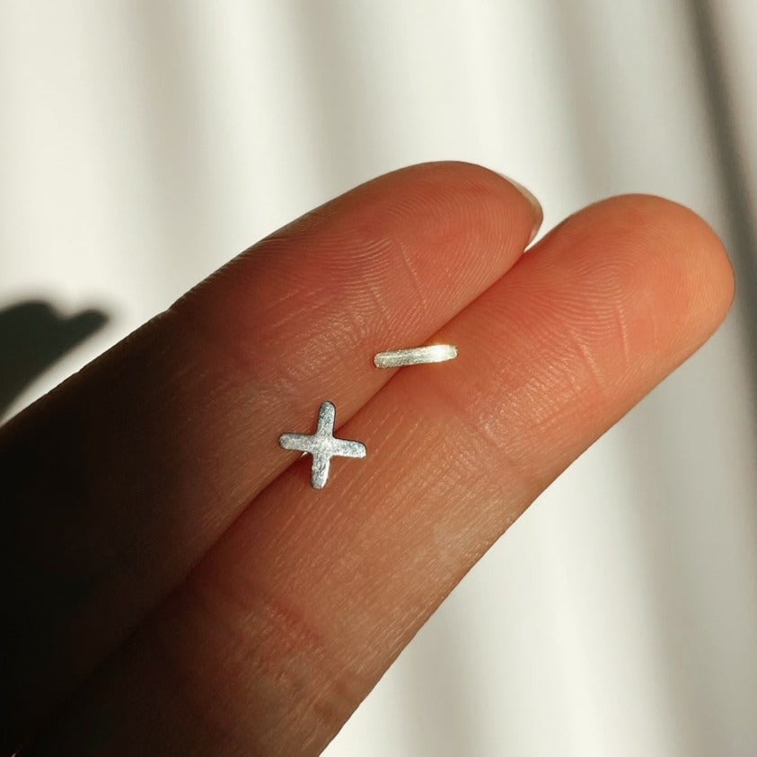 Dainty Little Tiny Things Metal Stud Earrings