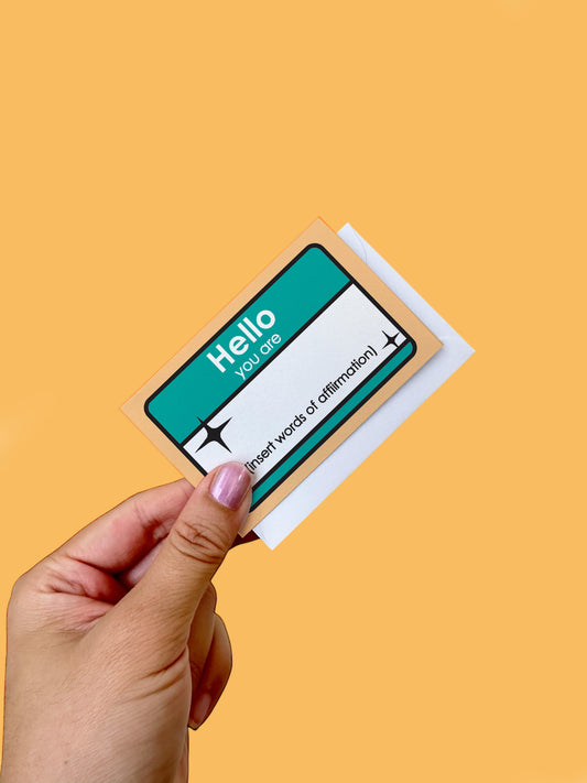 Hello You Are Card