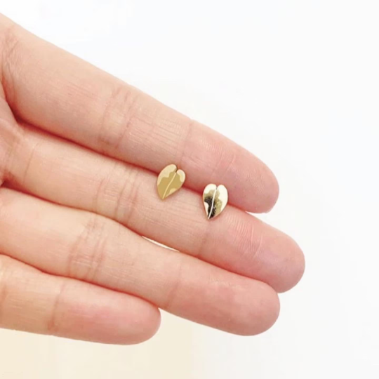 Pink Princess | White Knight Philodendron Mini Stud Earrings - Plant Dosage